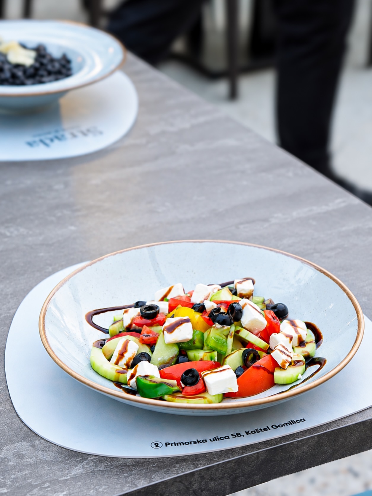 A fresh salad served at Strada.